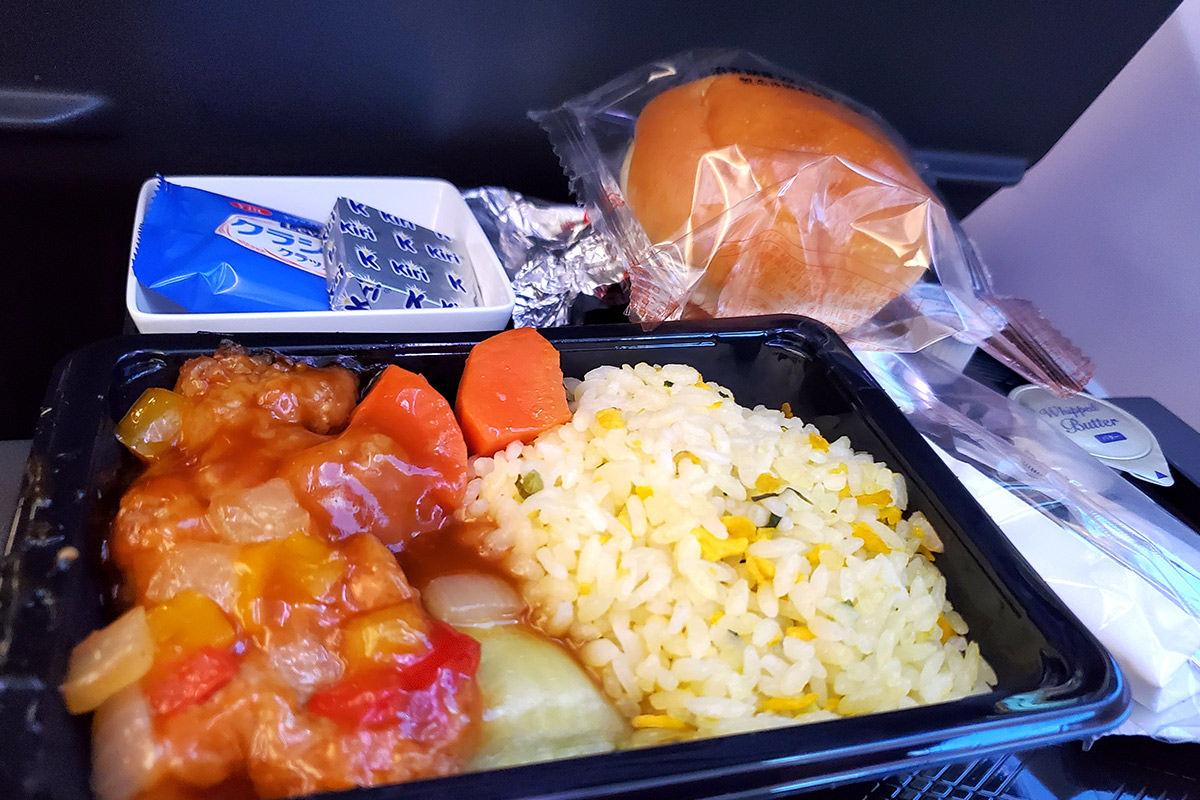 シンガポール航空の食事